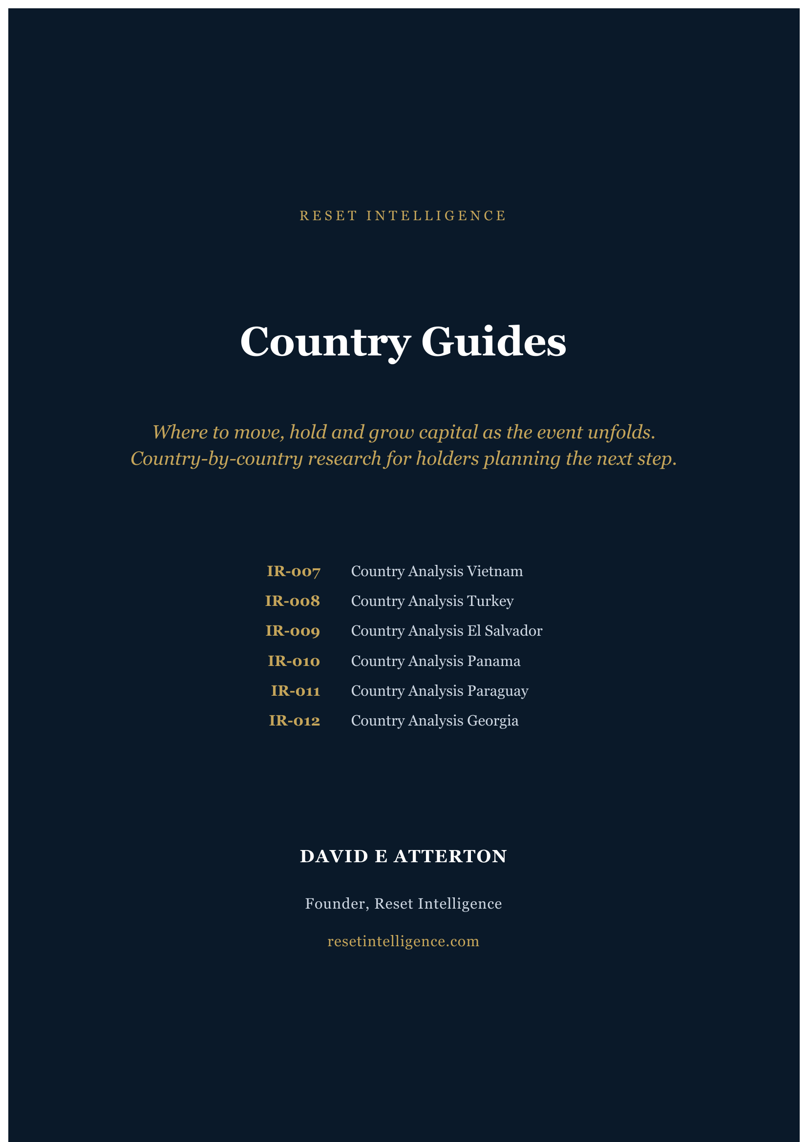 Country Guides Series 2 cover