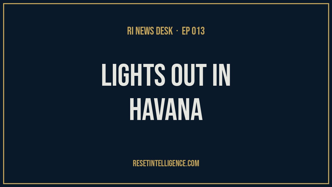 Lights Out In Havana