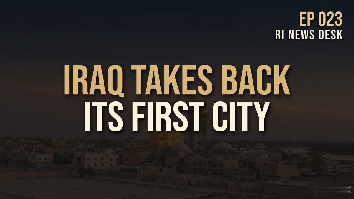 Iraq Just Took Its First City Back