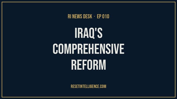 Iraq's Comprehensive Reform