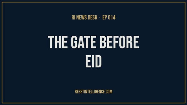 The Gate Before Eid