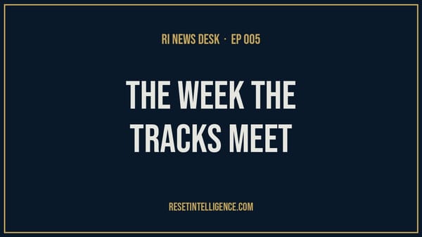 The Week the Tracks Meet