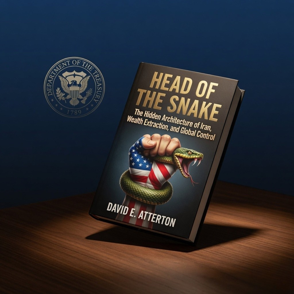 Head of the Snake book beside US Treasury seal